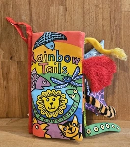 Retired Jellycat Rainbow Tails Activity book Babies Toddler J5172F - Free UK P&P - Picture 1 of 9