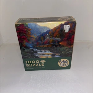 COBBLE HILL 1000 Teile Puzzle "RAUCHIGER ZUG" Great Mountains Neu - Bild 1 von 8