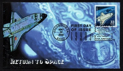 USA, SCOTT # 3191-H, HERITAGE FDC COVER - RETURN TO SPACE, DISCOVERY, YEAR 2000 - Image 1 of 2