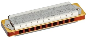 TOMBO 10 Holes Harmonica D Key Folk Blues Mark II 1210 - Picture 1 of 2