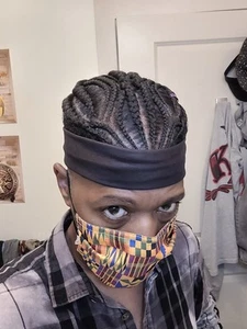 Man Weave Cornrow Toupee - Picture 1 of 6