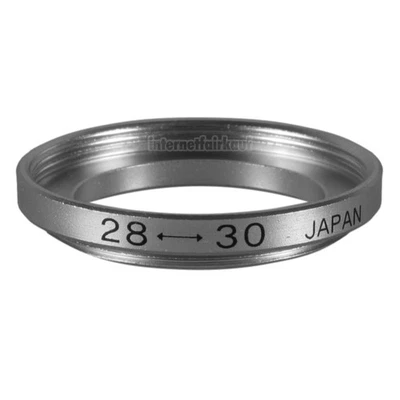 28-30mm Adapterring 28mm-30mm Filteradapter 28 - 30 mm silber - Bild 1 von 3