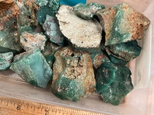 Z~ Mtorolite Cromo Calcedonio Grezzo 5 Lb Lotto #4 - Foto 1 di 7