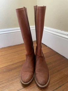 Vintage Frye Campus Tall Made In The USA Boots Pull On Size 7B - Picture 1 of 16