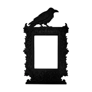 Multipurpose Crow Decorative Frame 9inch Festival Home Ornaments Home - Picture 1 of 6