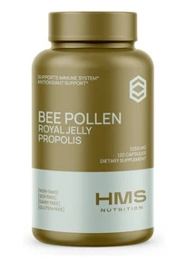 Hims Nutrition Premium Polen de Abeja Jalea Real Propóleo Suplemento 120 Cápsulas - Imagen 1 de 6