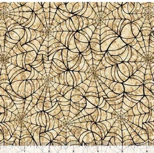 Spiderwebs 108" fabric by Quilting Treasures, 30206-A, Creepsville, wide fabric - Picture 1 of 1