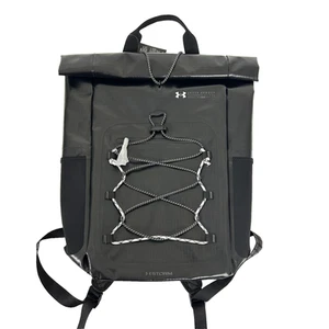 Under Armour 1376462 Unisex UA Summit Backpack Black Waterproof Rolled Top 18L - Picture 1 of 11