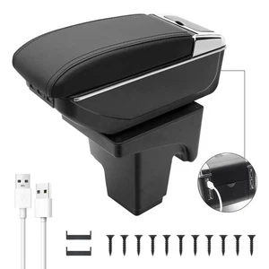 Armrest Box For Ford Focus 3 Mk3 2011-2019 Consoles Storage Box With 7 USB Ports - Picture 1 of 9