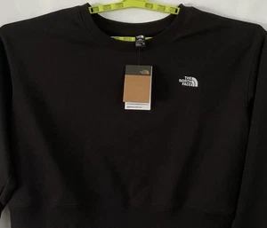 Felpa donna The North Face HD Crop taglia XXL 54x22,5” pile nero nuova - Foto 1 di 15