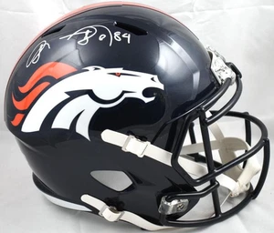 Von Shannon Sharpe signierter Denver Broncos F/S Speed Helm - Beckett W Hologramm - Bild 1 von 12