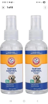 4盎司狗牙喷雾-薄荷味鞑靼控制健康牙齿 (6 包) — 第 1/4 张图片