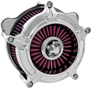 RSD Turbine Air Cleaner Chrome #0206-2037-CH Harley Davidson - Picture 1 of 1