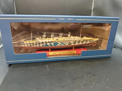 Atlas Editions HMT MAURETANIA Ship 7572015 Scale Model Ship Boxed & Cert (269) - Image 1 of 4