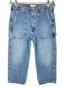 Vintage WRANGLER Men Carpenter Pant Straight Regular Jeans Size W28 L26 - Picture 1 of 10