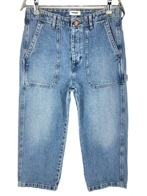 Vintage WRANGLER Men Carpenter Pant Straight Regular Jeans Size W28 L26 - Image 1 of 4