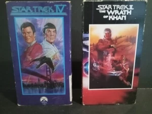 Star Trek VHS Lot The Original Series TOS The Next Generation Movies Lot of 6 - Bild 1 von 6