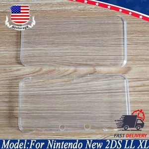 Para Nintendo Nueva 2DS LL 2DS XL TPU Silicona Transparente Funda Protectora - Imagen 1 de 7