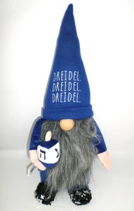 Rae Dunn Chanukka Wichtel Dreidel Dreidel Dreidel blau weiß schwarz 21 Zoll - Bild 1 von 9