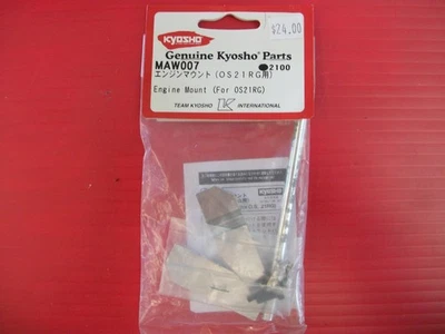 Kyosho Vintage Mad Force Engine Mount #MAW007 for OS21RG Engine -- NOS - Image 1 of 2