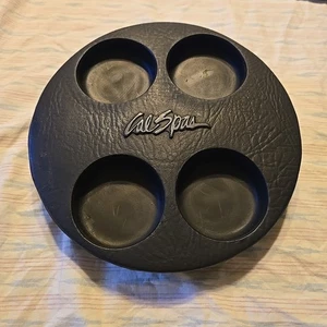 Cal Spas Black Round filter lid Cap 9.5" 9" 1/2 - Picture 1 of 11