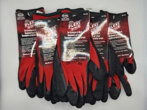 Boss Flexi Grip II 6 Pair Pack of Safety Work Gloves - Size Medium - Extra Wear - Picture 1 of 3