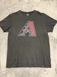 T-shirt Arizona Diamondbacks grigia marca 47 adulto grande MLB - Foto 1 di 5