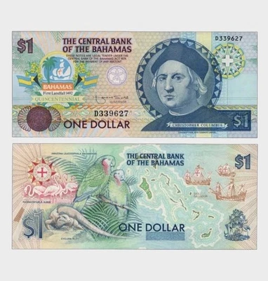 Bahamas - 1992 - 1 Dollar - "UNC"  #CO8032 - Image 1 of 4