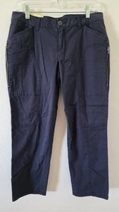 ¡Nuevo! Sonoma Life + Style Mujer Capri tiro medio elástico azul talla 6 - Imagen 1 de 6