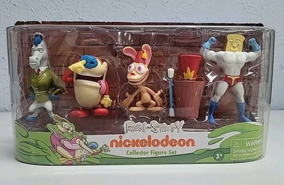 Juego de 5 figuras Ren & Stimpy Collector Mr Horse Toastman en polvo tronco Nickelodeon Foto 1 de 3