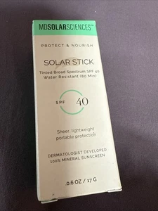 MDSolarSciences Tinted Solar Stick SPF 40 0.6 oz Feb24 - Picture 1 of 1