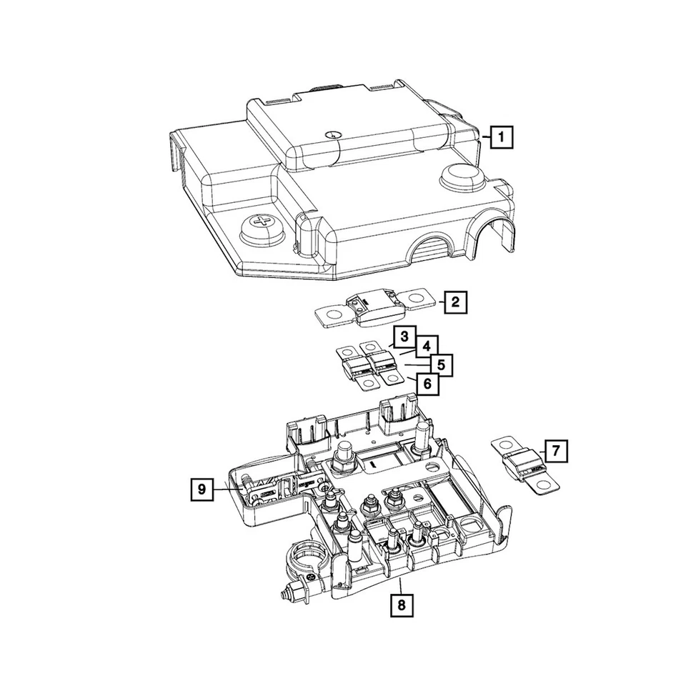 Предохранитель 68093581AA Mopar для Ram ProMaster City 2015-2018 - Изображение 1 из 1