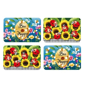 Briarwood Lane Bee Happy Bugs Tischset (4er Pack) - Bild 1 von 5