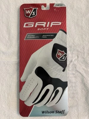 Guante de golf blanco suave con agarre Wilson Staff, para hombre, diestro, mediano, nuevo Foto 1 de 4