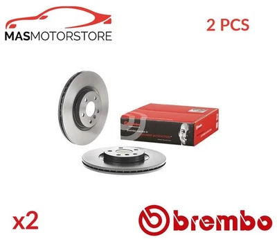 BREMSSCHEIBEN SATZ PAAR VORNE BREMBO 09C35111 2PCS P FÜR BMW 2,X2,X1,1,F46,F39 - Image 1 of 4