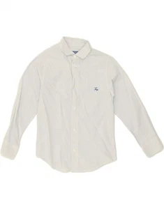 VINTAGE Boys Shirt 5-6 Years White Spotted AY20 - Picture 1 of 3