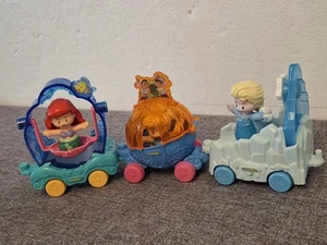 Fisher Price Little People Disney Princess Parade Float 3 Cinderella Arielle Elsa - Bild 1 von 6