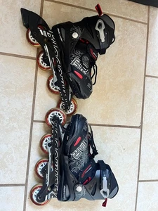 Bladerunner Phoenix Jugend Abec3 Inline Rollerblade Skates schwarz Größe 5-8 - Bild 1 von 7