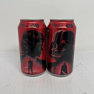 2025 Star Wars Darth Vader + Anakin Lot Coca Cola Coke Zero Can Limited Edition - Picture 1 of 8