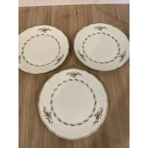 Rosenthal Sanssouci Set Of 3 Plates 8” Floral Germany Fine China - Picture 1 of 9
