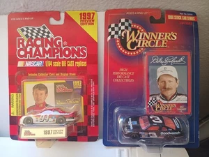 RACING CHAMPIONS 1997 NASCAR Preview Edition BILL ELLIOTT + 1996 DALE GAINHARDT - Bild 1 von 2
