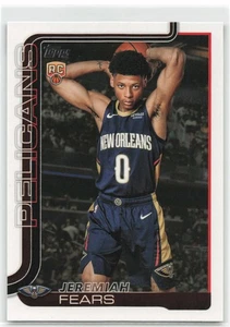 2025-26 Topps Flagship Jeremiah Fears #207 (RC) Pelicans - Picture 1 of 2