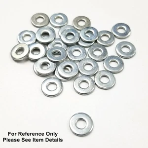 Philmore 10-008, #8 Zinc Plated Flat Washers - 30 Pack - Picture 1 of 1