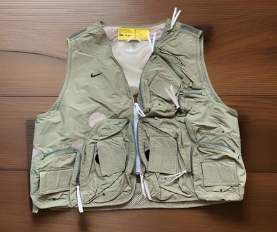 Nike ISPA Utility Men Vest CZ3209-205 Khaki Olive Army G-DRAGON Size L - Image 1 of 4