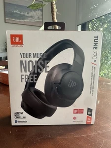 JBL Tune 770NC Adaptive Noise Cancelling Wireless Over-Ear Headphones Black - Picture 1 of 4