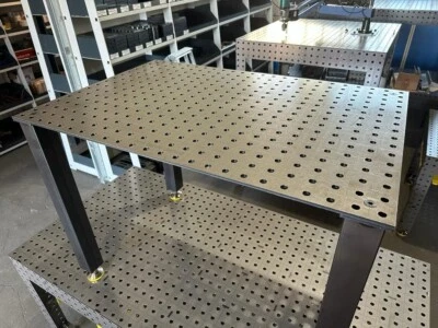 HOT TABLE DANCE Schweißtisch Lochtisch Bausatz Werkbank, Werktisch 1200 x 600 x 6mm