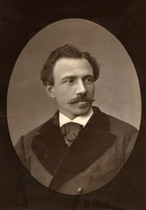 France Opera Singer Adolphe Duchesne Old Woodburytype Photo Mulnier 1875 - Picture 1 of 3