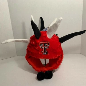 Texas Tech Red Raiders Wintermütze Kappe mit Klappe & Spikes NCAA ERWACHSENE Größe Neu mit Etikett!  - Bild 1 von 3