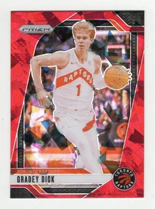 2024-25 Panini Prizm #205 Gradey Dick Toronto Raptors Red Cracked Ice - Picture 1 of 2