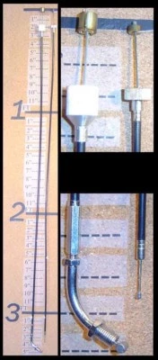 铃木 GT380 电缆套件油门制动离合器 GT 380 扩展全新旧货 — 第 1/3 张图片